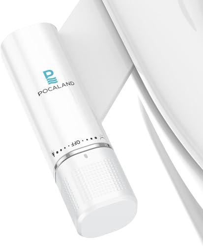 POCALAND Ultra-Slim Bidet Attachment, Posterior&Feminine Wash-(Retract — Size, capacity and configuration compared