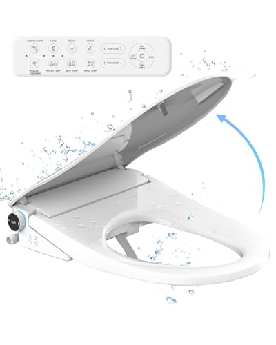 iliD iliD Heated Bidet Toilet Seat With Remote, Auto Open Lid, Elongat — Controls and everyday operation