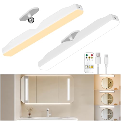 Floarligso Rechargeable Vanity Mirror Lights, Magnetic Stick On Makeup — Build quality and design details up close