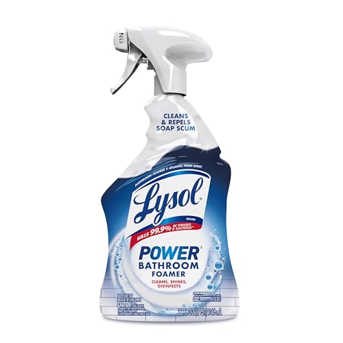 Lysol Lysol Power Foaming Bathroom Cleaner, Multipurpose Cleaner for S — Build quality and design details up close