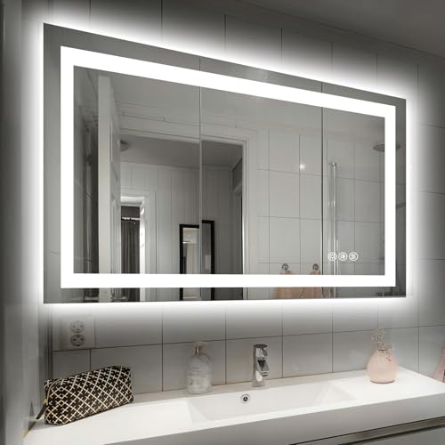 Hivone 40X32 LED Bathroom Mirror with Lights, Anti-Fog, Dimmable, Back — Final verdict and top picks lineup