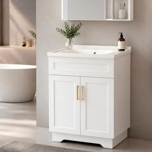 Smhxo Smhxo Bathroom Vanity with Ceramic Sink, Bathroom Vanity Cabinet — Our recommended pick for most buyers