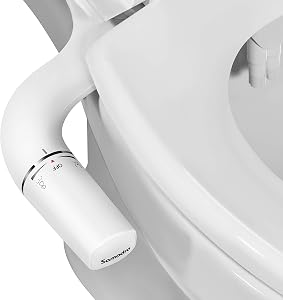SAMODRA Ultra-Slim Hygienic Bidets Attachment for Existing Toilets - Adjustable Fresh Wate