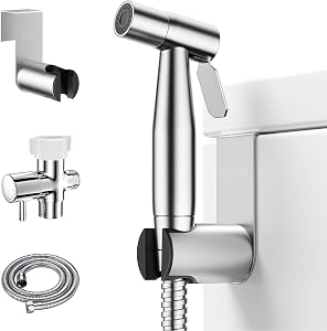 Arofa Handheld Toilet Bidet Sprayer for Toilet-Adjustable Water Pressure Control with Bide