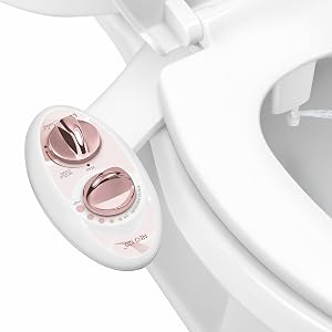 LUXE Bidet NEO 120 - Single Nozzle, Self-Cleaning, Non-Electric Bidet Attachment for Toile